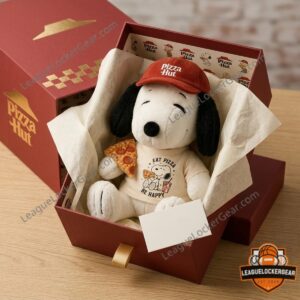 Snoopy Pizza Hut Eat Pizza Be Happy Plush Toy