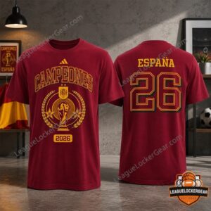 Spain Campeones Champions 2026 T-Shirt