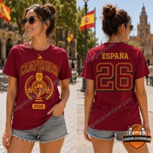 Spain Campeones Champions 2026 T-Shirt