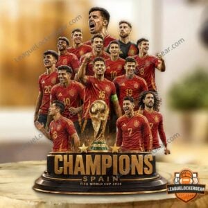 Spain Champions FIFA World Cup 2026 Acrylic Plaque