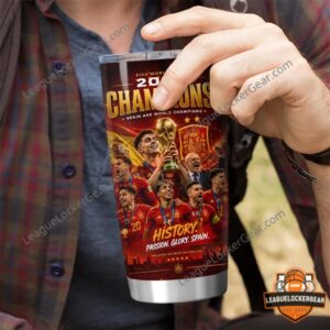 Spain FIFA World Cup 2026 Champions Tumbler Cup
