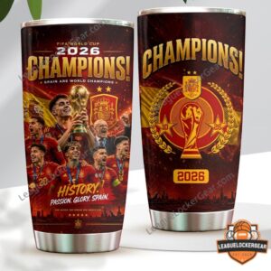 Spain FIFA World Cup 2026 Champions Tumbler Cup
