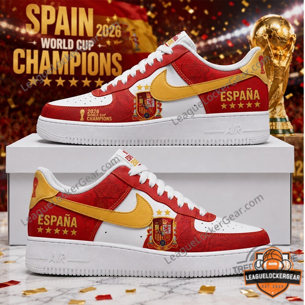 Spain National Football Team 2026 World Cup Champions Sneakers