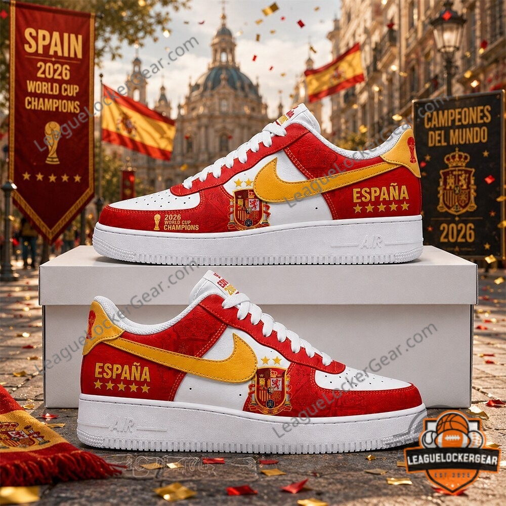 Spain National Football Team 2026 World Cup Champions Sneakers