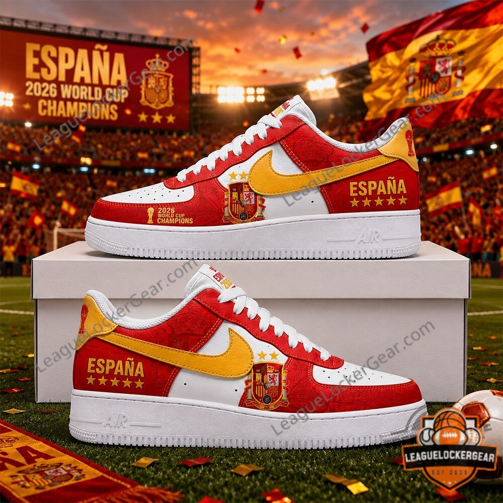 Spain National Football Team 2026 World Cup Champions Sneakers