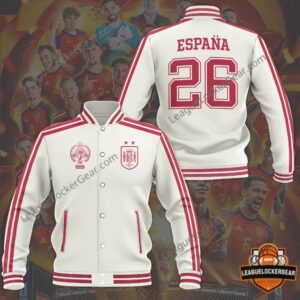 Spain National Football Team 2026 World Cup Varsity Jacket