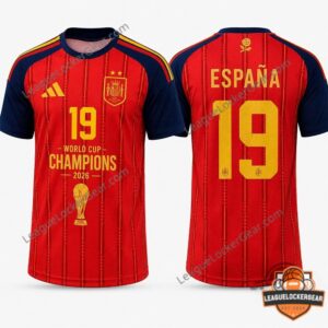 Spain FIFA World Cup 2026 Champions Football Jersey