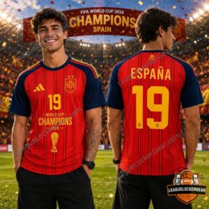 Spain FIFA World Cup 2026 Champions Football Jersey