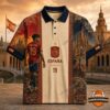 Spain NLamine Yamal Sagrada Familia Polo Shirt