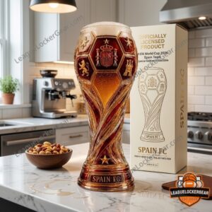 Spain World Cup 2026 Winners Trophy Beer Glass
