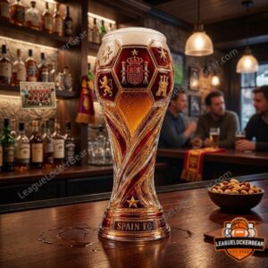 Spain World Cup 2026 Winners Trophy Beer Glass