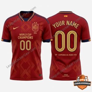 Spain World Cup Champions 2026 Football Jersey