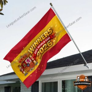 Spain National Team FIFA World Cup 2026 Winners Flag