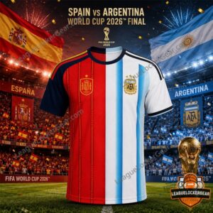 Spain vs Argentina FIFA World Cup 2026 Final Jersey