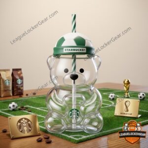 Starbucks Bear FIFA World Cup 2026 Football Tumbler Cup