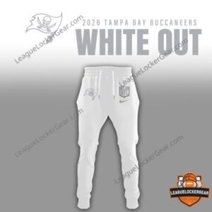 Tampa Bay Buccaneers 2026 White Out Hoodie Sweatpant Set