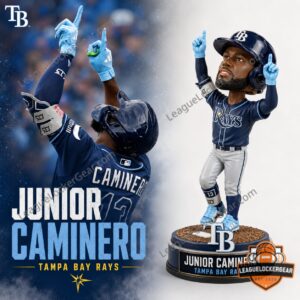 Tampa Bay Rays Junior Caminero Bobblehead Figure