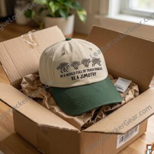In A World Full Of Trash Pandas Be A Jimothy Baseball Cap