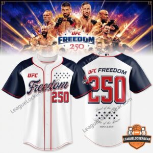 UFC America 250th Anniversary Baseball Jersey