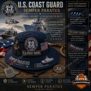 U.S. Coast Guard Semper Paratus 1790 Bucket Hat