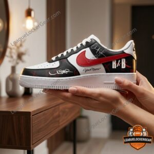 Usher Chris Brown R&B Tour Custom Sneakers