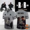 Usher & Chris Brown The R&B Tour Football Jersey