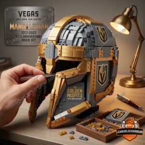Vegas Golden Knights Mandalorian Golden Misfits 10th Anniversary Brick Set