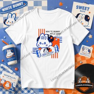 Damien Haas White Bunny Milk Candy T-Shirt