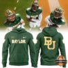 2026 Throwback Uniform Baylor Football Hoodie - front and back display with players
