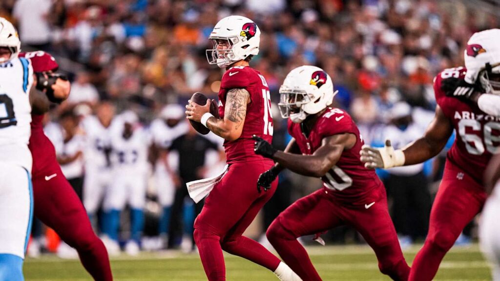 Carson Beck Darts It to Kenny Yeboah For His First NFL Completion