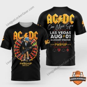 AC/DC PWR UP Tour 2026 Las Vegas One More Spin T-Shirt