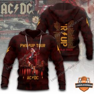 AC/DC PWR UP World Tour 2026 3D T-Shirt