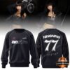 AESPA Ningning SYNk COMPLExITY Tour Sweatshirt - front and back views with model in background