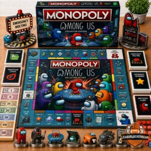 Among Us Monopoly Collector Edition Board Game - full set with box and game pieces