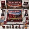 Arizona Cardinals Monopoly Collector Edition Board Game - full game setup with box and pieces