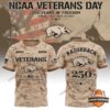 Arkansas Razorbacks Veterans Day 250 Years of Freedom 2026 T-Shirt - front and back view with customization