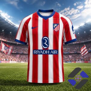 Atletico Madrid ATEEZ Choi San 2026 Coupang Play Series Football Jersey - photo 3
