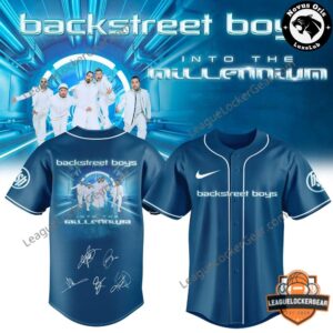 Backstreet Boys Into The Millennium Signed Custom Baseball Jersey