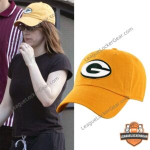 Green Bay Packers Classic Logo Baseball Cap - worn by a person and shown as a product shot