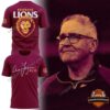 Brisbane Lions Chris Fagan Milestone #238 T-Shirt - two maroon shirts with team and player details