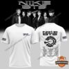 BTS Nike World Tour City T-Shirt - front and back views with band members