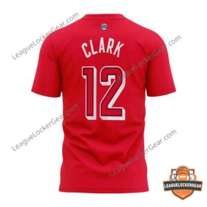 Caitlin Clark USA Basketball Tribute T-Shirt - back view with name and number