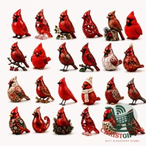 Cardinal Christmas Countdown 24 Collectible Ornaments Advent Calendar 2026 - photo 5