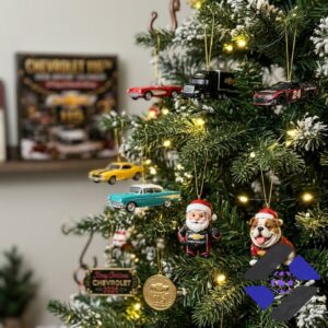 Chevrolet 115th Anniversary 2026 Advent Calendar - close-up of vehicles, dioramas, and festive items