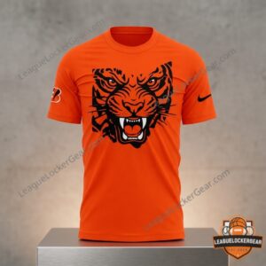 Cincinnati Bengals Open In Orange September 2025 Season T-Shirt - close-up of the front design and top text