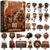 Cleveland Browns 80th Anniversary 1946-2026 Advent Calendar - front of the box with select figures