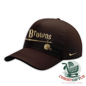 Cleveland Browns Harry Potter 25 Years of Magic Hoodie 2026 - front graphic with Browns lettering