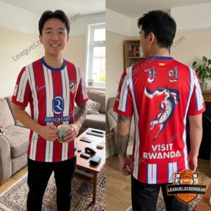 Atletico Madrid Over the Pitch Hyeokpil Soccer Jersey