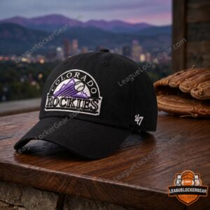 Colorado Rockies Live At Coors Field 2026 Baseball Hat - close-up back embroidery and side logo