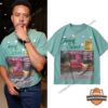 Cordae Feng Shui Expose Yourself T-Shirt - model wearing front graphic beside flat shirt view
